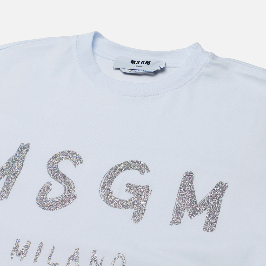 MSGM Женское платье Brush Stroke Glitter Print