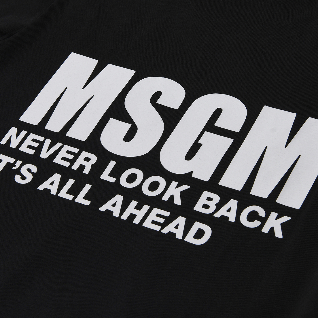 MSGM Женская футболка Never Look Back Logo