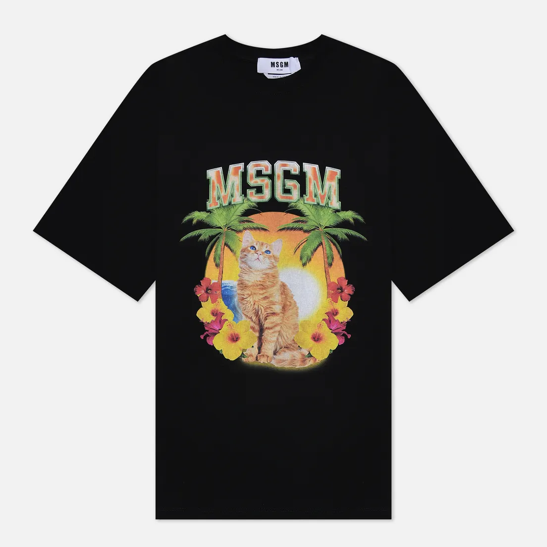 MSGM Женская футболка Beach Cat