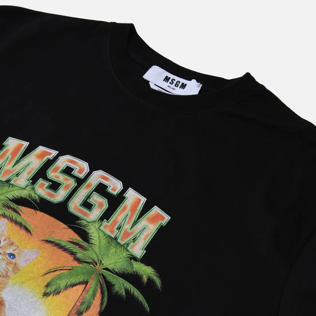 MSGM Женская футболка Beach Cat