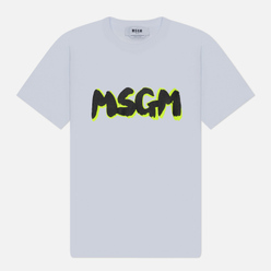 MSGM Женская футболка Logo Fluorescent Shade