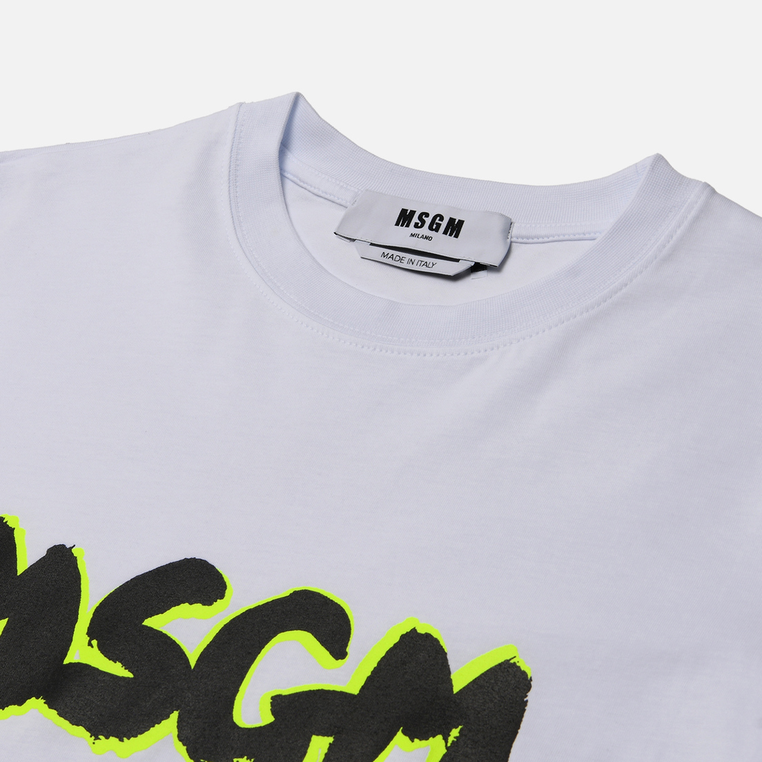 MSGM Женская футболка Logo Fluorescent Shade