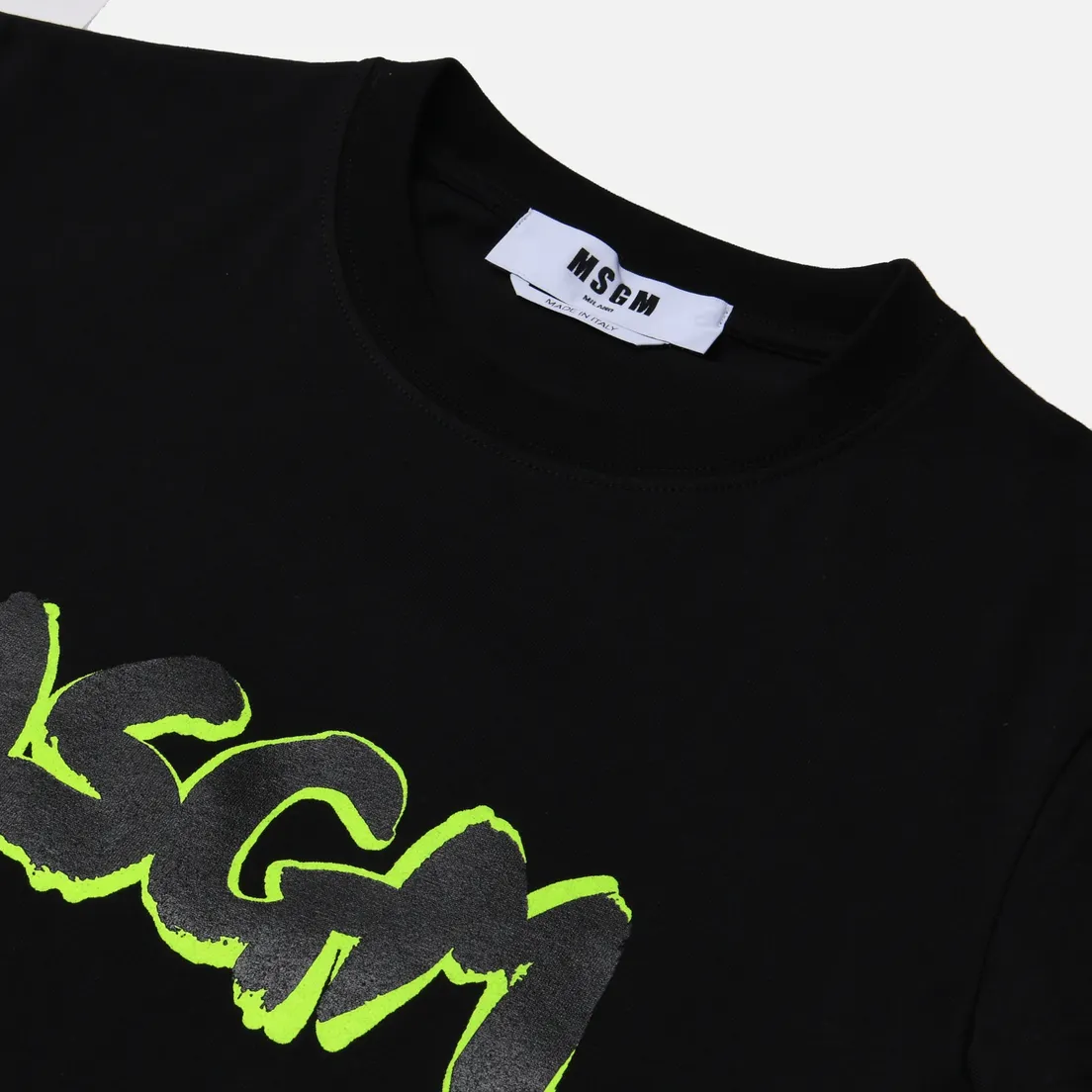 MSGM Женская футболка Logo Fluorescent Shade