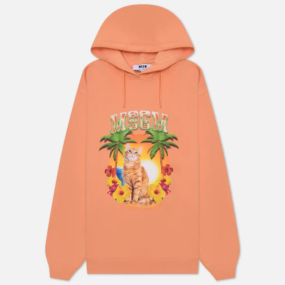 MSGM Женская толстовка Beach Cat Hoodie