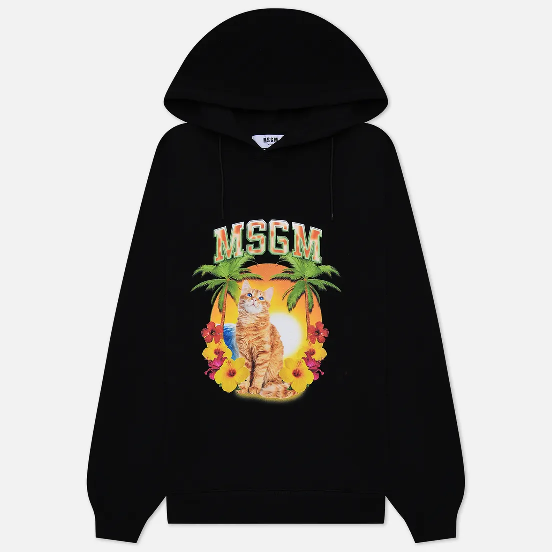 MSGM Женская толстовка Beach Cat Hoodie