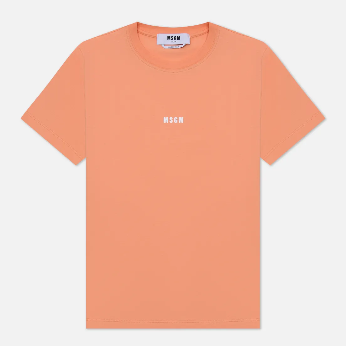 MSGM Женская футболка Classic Micrologo Seasonal