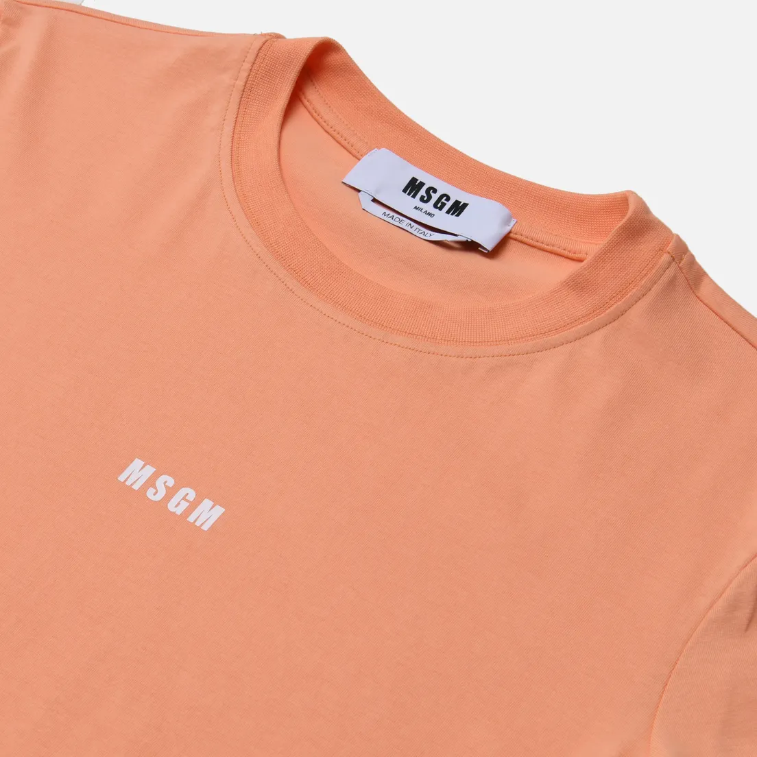 MSGM Женская футболка Classic Micrologo Seasonal