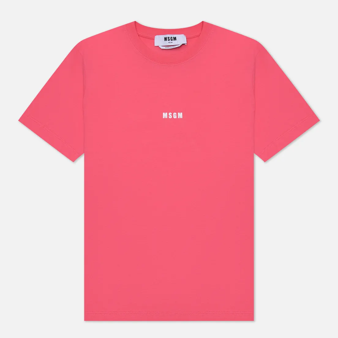 MSGM Женская футболка Classic Micrologo Seasonal