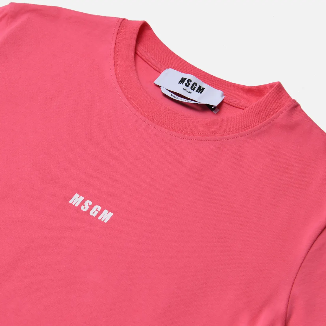 MSGM Женская футболка Classic Micrologo Seasonal