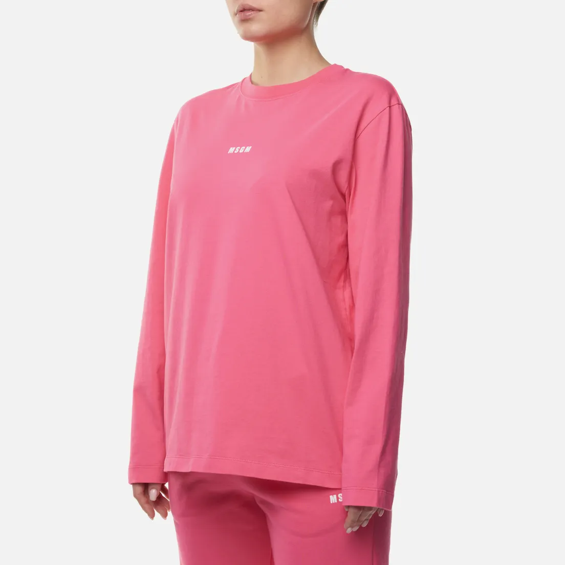MSGM Женский лонгслив Classic Micrologo Seasonal