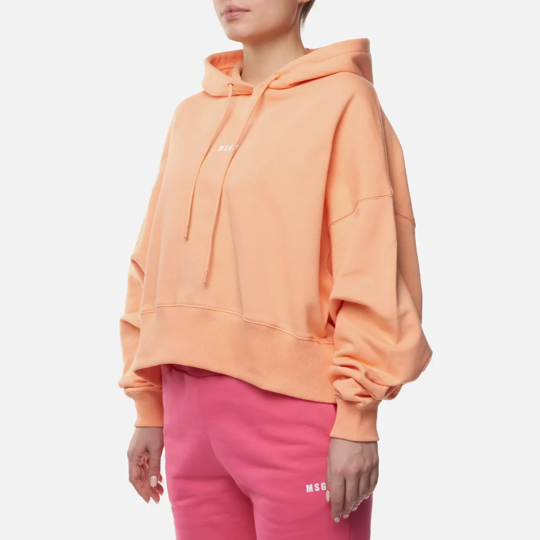 MSGM Женская толстовка Classic Micrologo Seasonal Hoodie