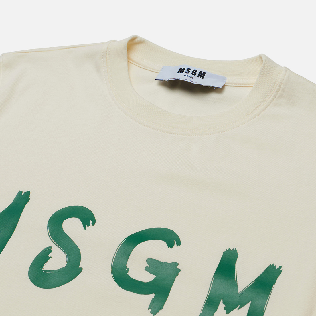 MSGM Женская футболка Brush Stroke Print