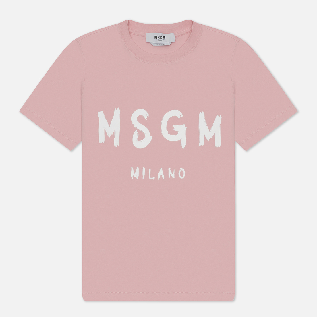 MSGM Женская футболка Brush Stroke Print