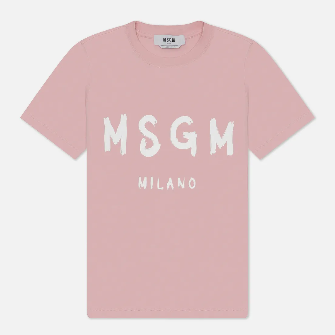 MSGM Женская футболка Brush Stroke Print