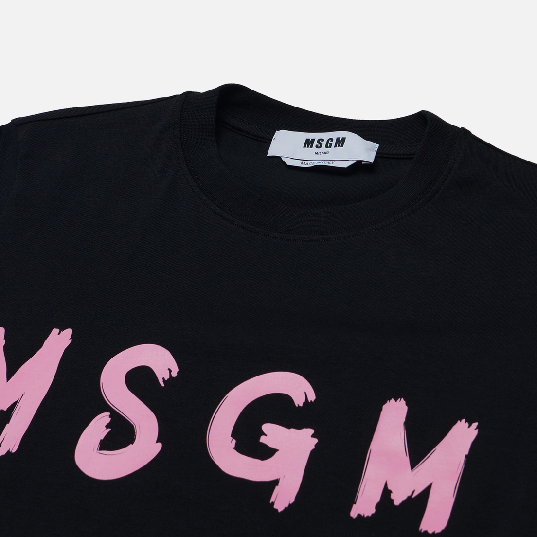 MSGM Женская футболка Brush Stroke Print