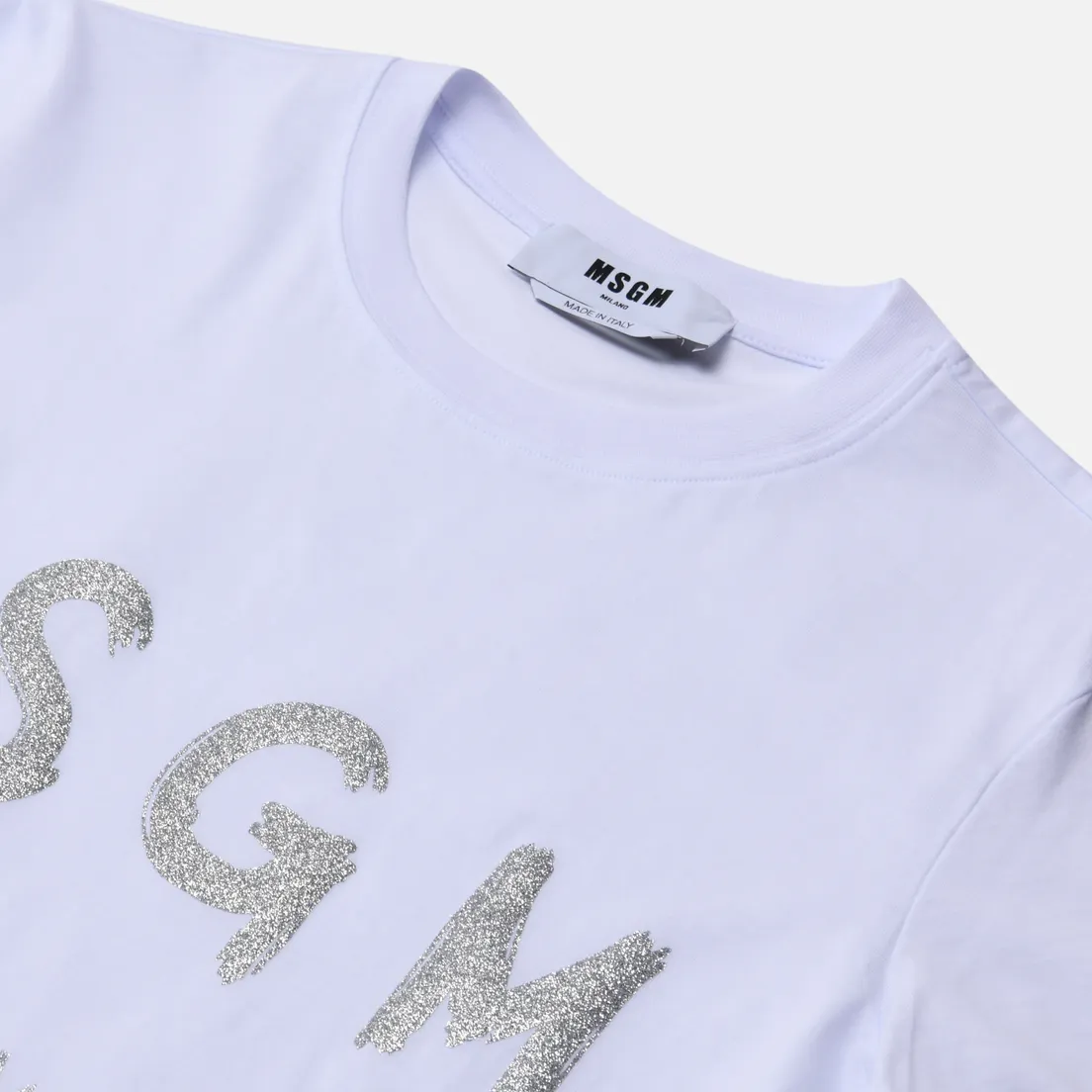 MSGM Женская футболка MSGM Milano Silver