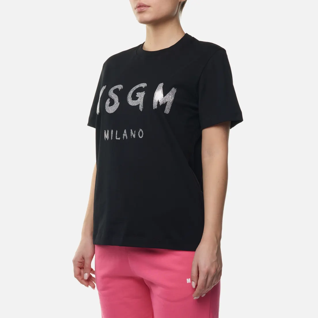 MSGM Женская футболка MSGM Milano Silver