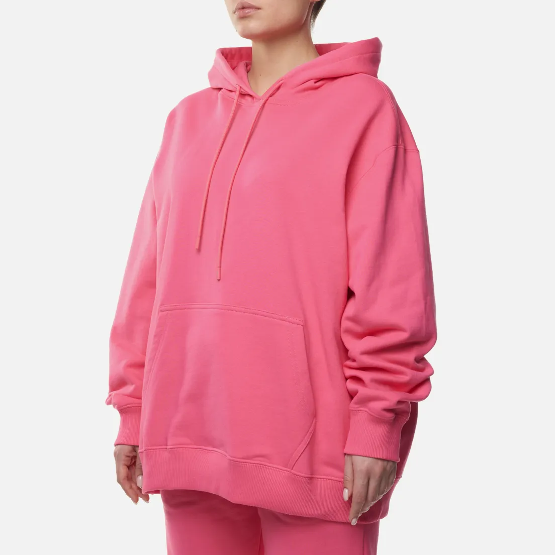 MSGM Женская толстовка Maxilogo Hoodie Oversized