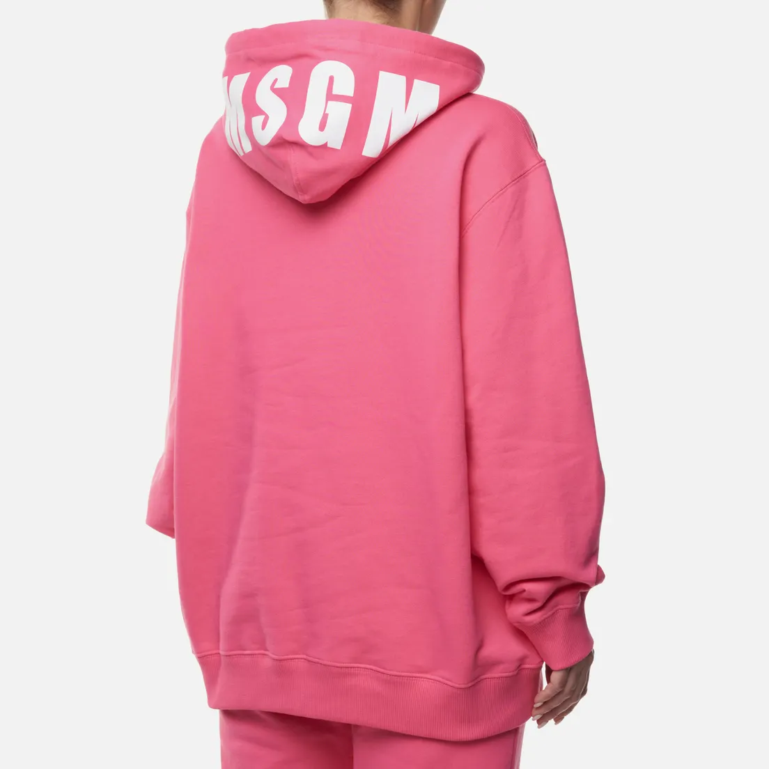 MSGM Женская толстовка Maxilogo Hoodie Oversized