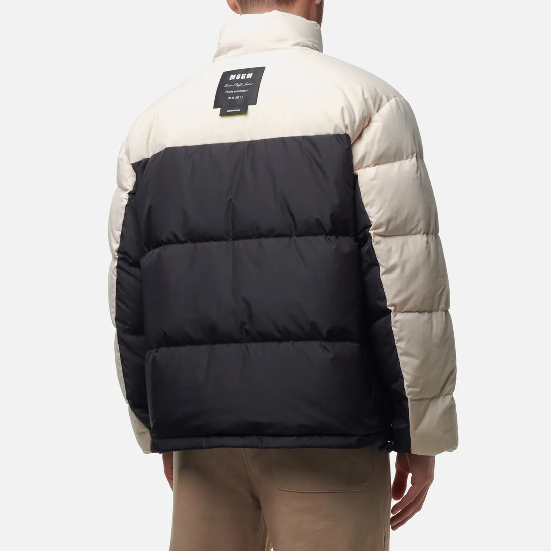 MSGM Мужской пуховик Micro Ripstop Nylon Down