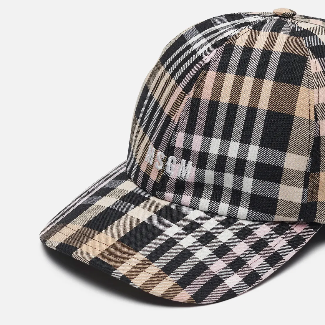 MSGM Кепка Micrologo Plaid Baseball