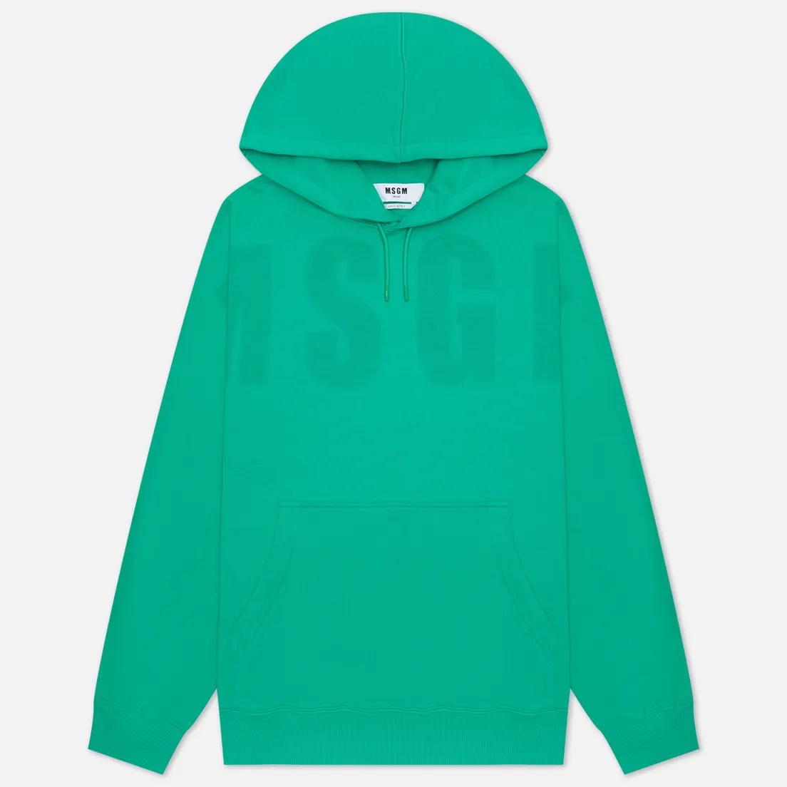 MSGM Мужская толстовка Macrologo Tonal Print Hoodie