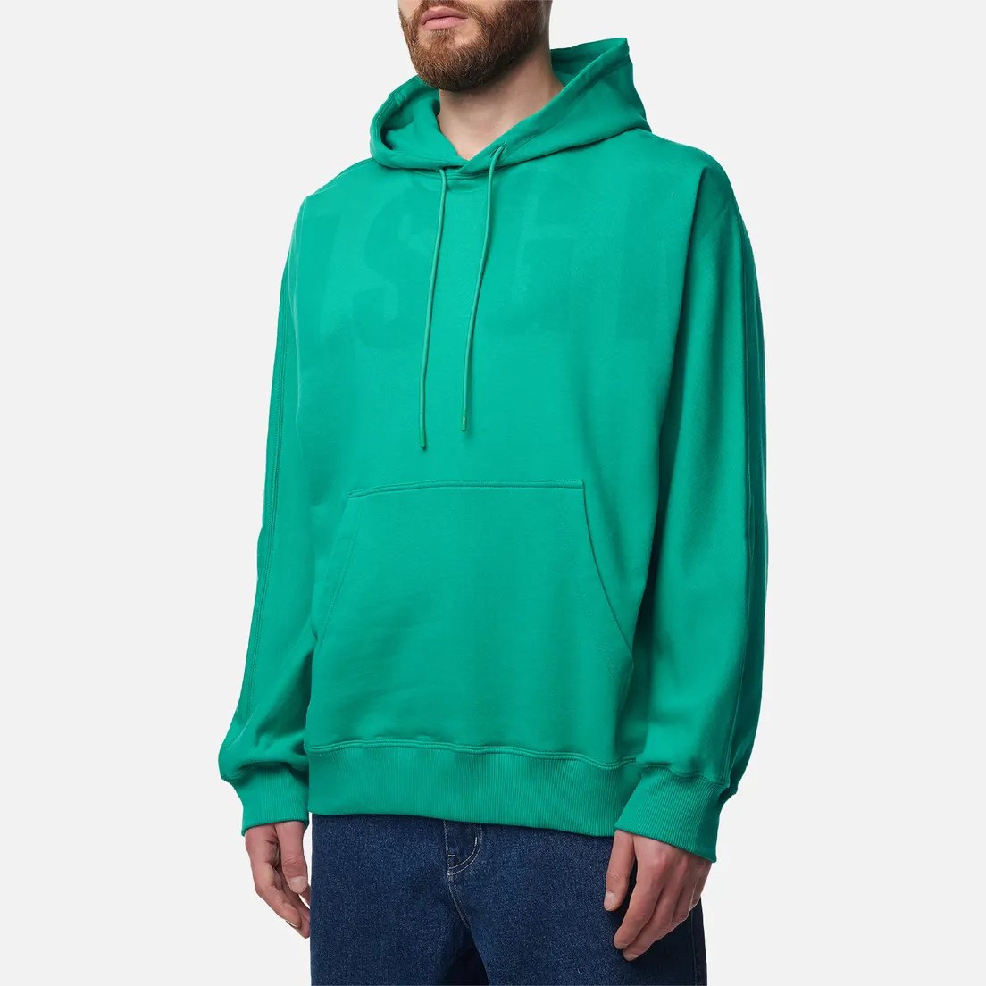MSGM Мужская толстовка Macrologo Tonal Print Hoodie