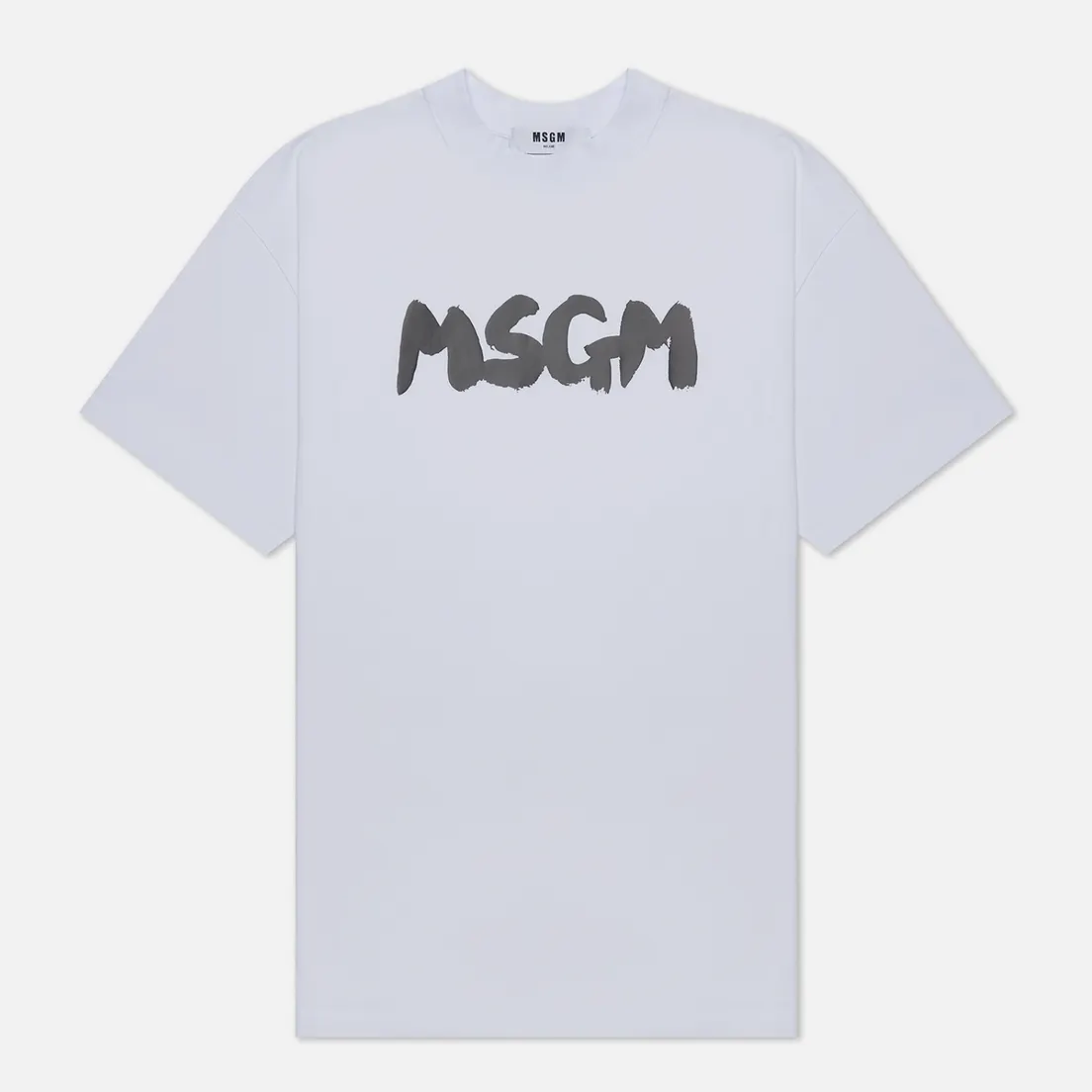 MSGM Мужская футболка New Brush Stroke Logo