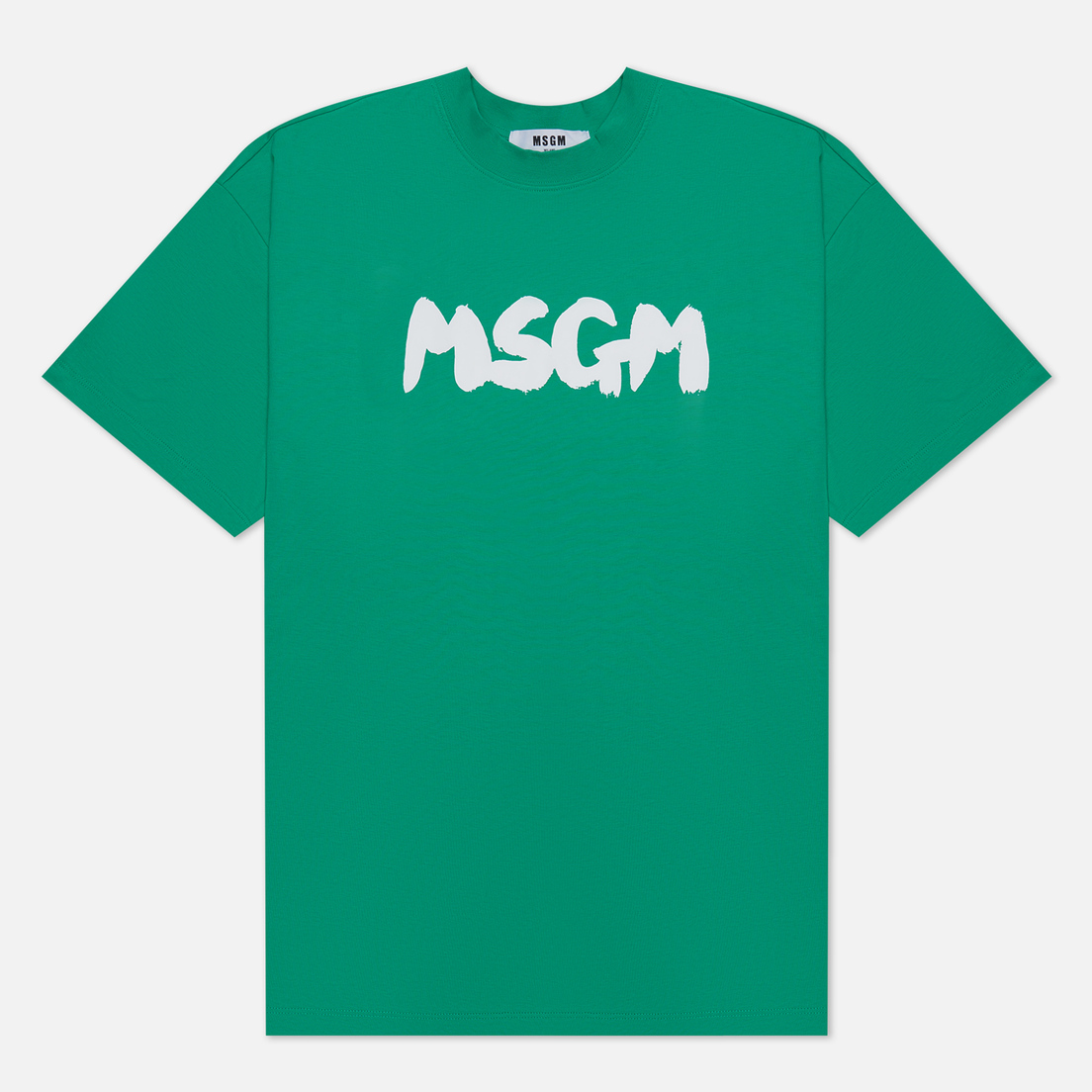 MSGM Мужская футболка New Brush Stroke Logo