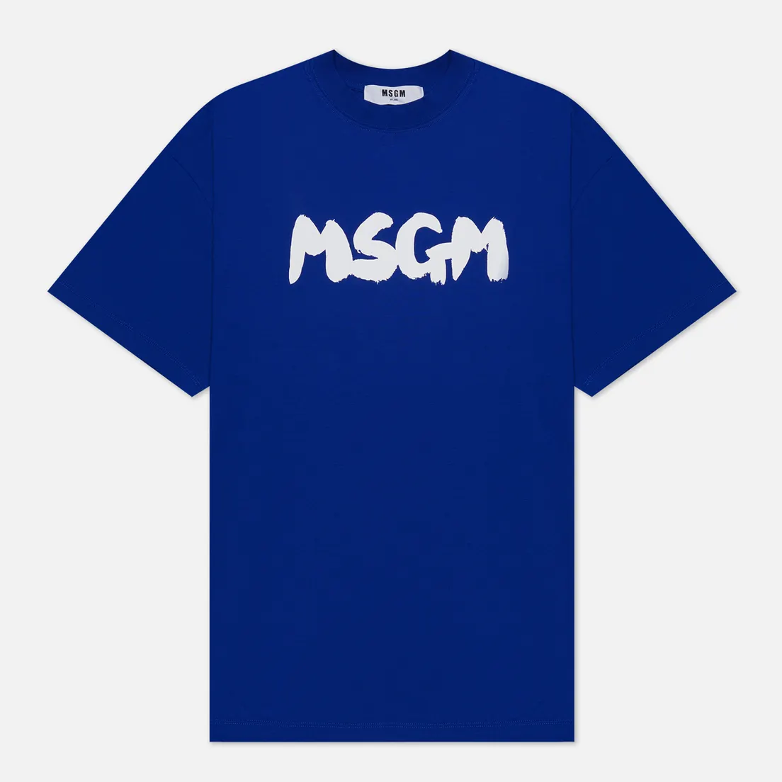 MSGM Мужская футболка New Brush Stroke Logo