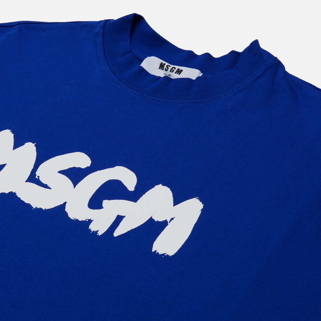 MSGM Мужская футболка New Brush Stroke Logo