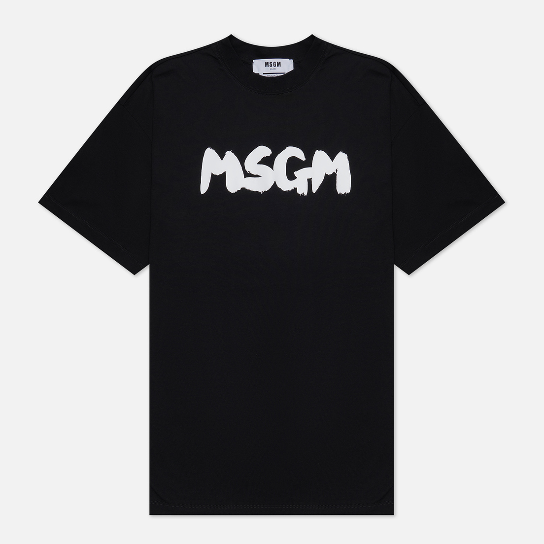 MSGM Мужская футболка New Brush Stroke Logo