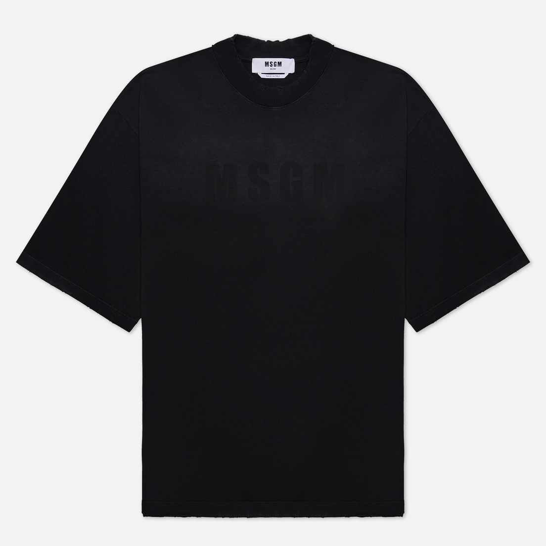MSGM Мужская футболка Macrologo Tonal Print