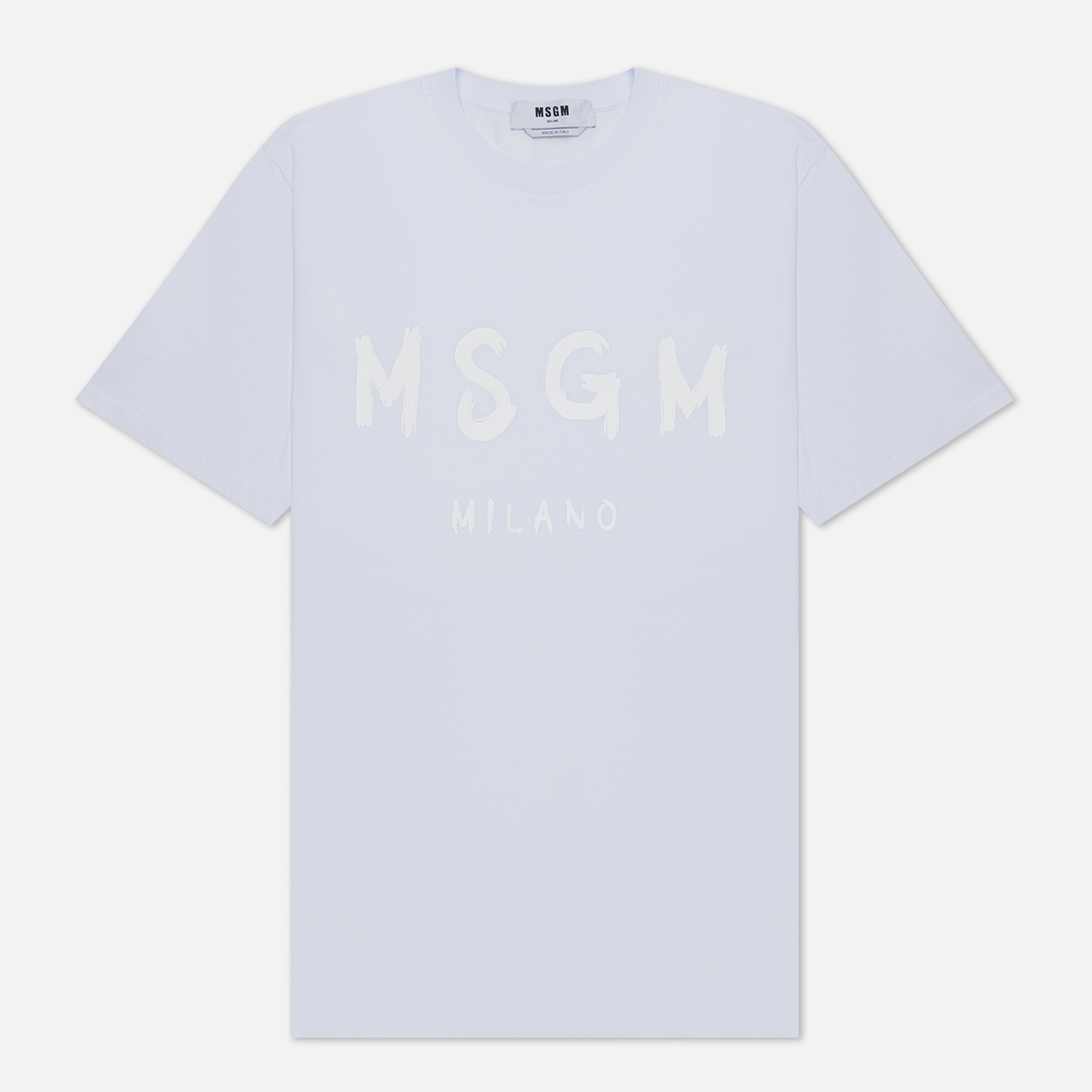 MSGM Мужская футболка Brush Stroke Logo