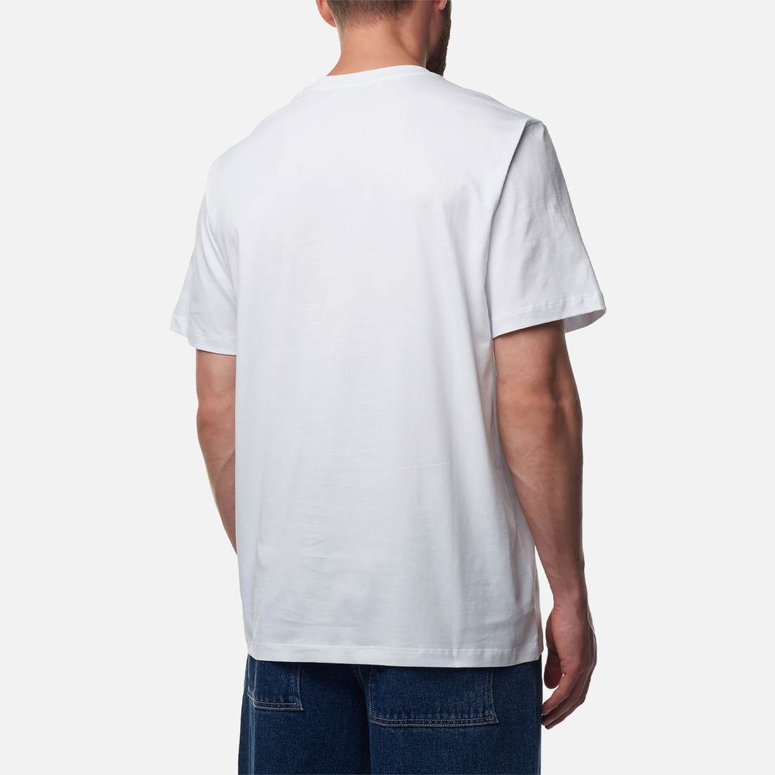 MSGM Мужская футболка Brush Stroke Logo