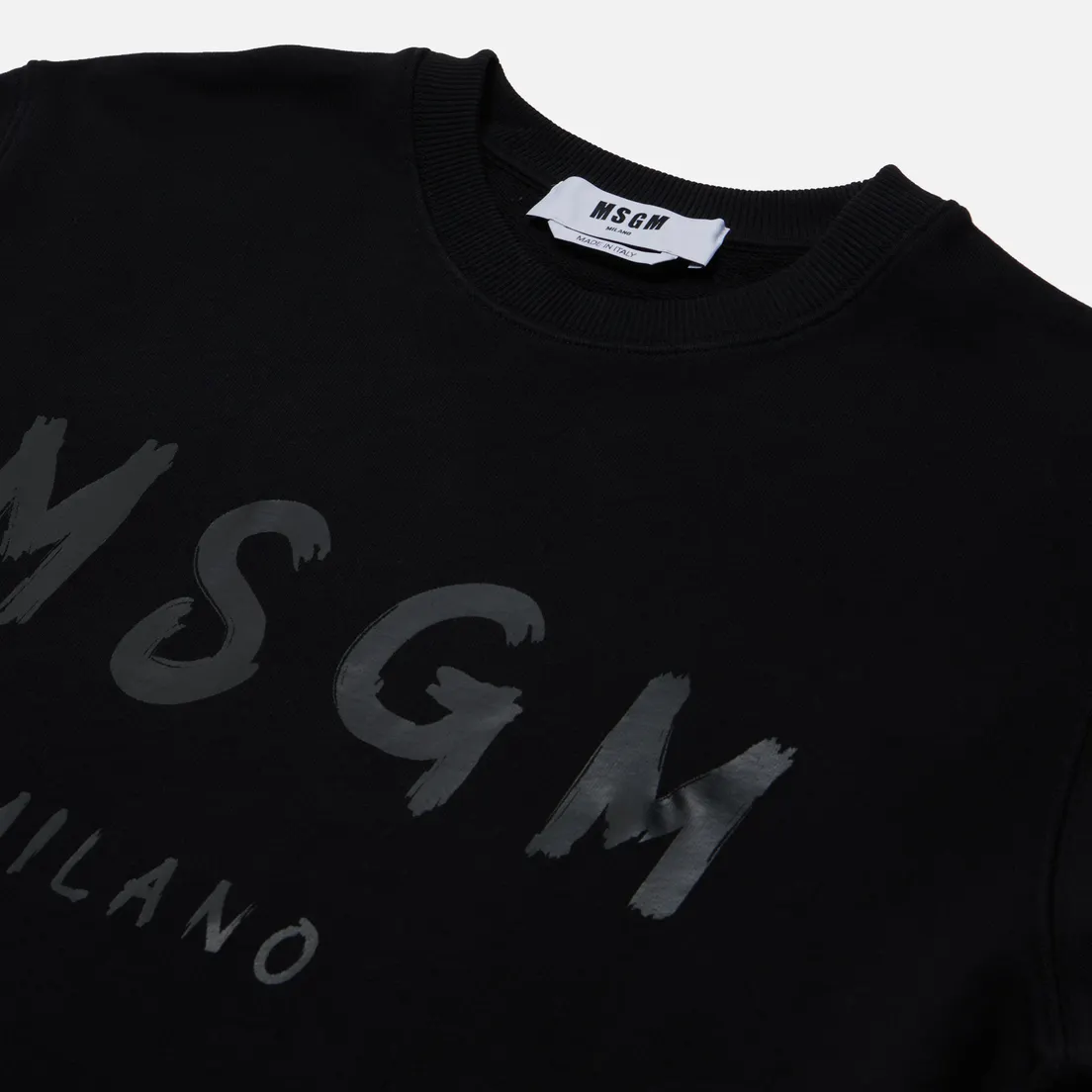 MSGM Мужская толстовка Brush Stroke Logo