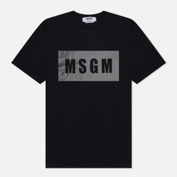 MSGM Мужская футболка Box Logo Print