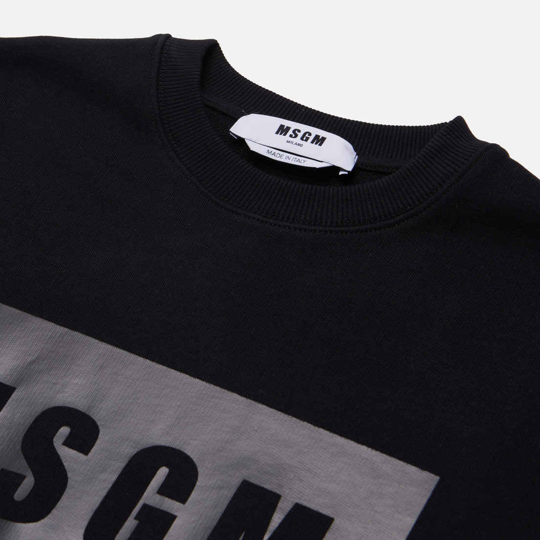 MSGM Мужская толстовка Box Logo Print