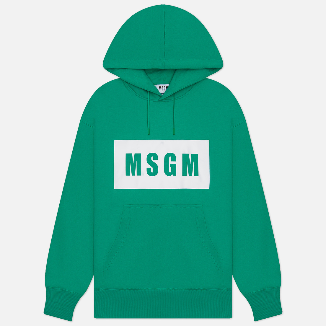 MSGM Мужская толстовка Box Logo Print Hoodie