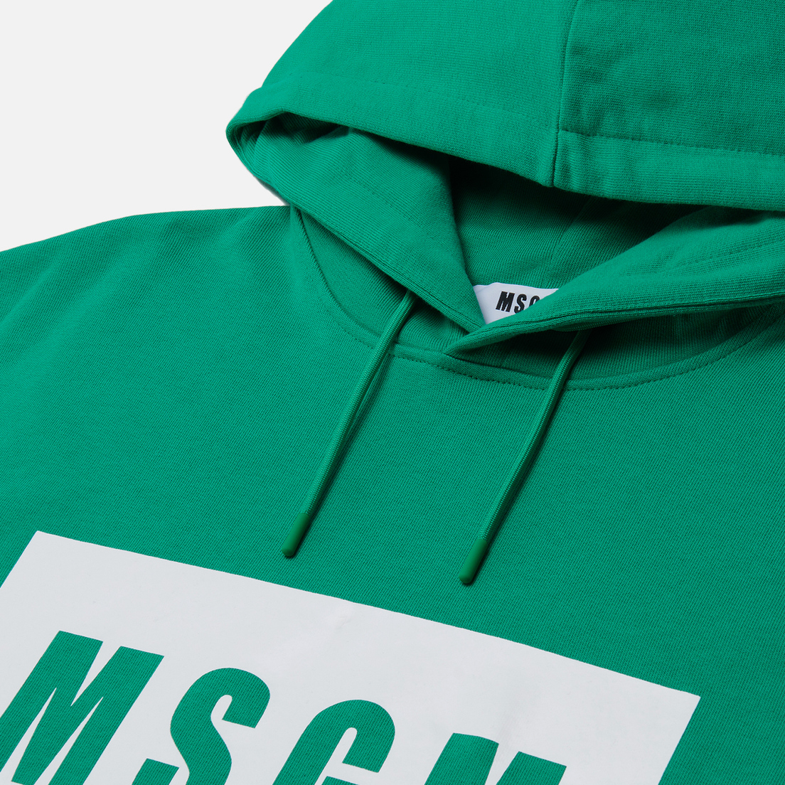 MSGM Мужская толстовка Box Logo Print Hoodie