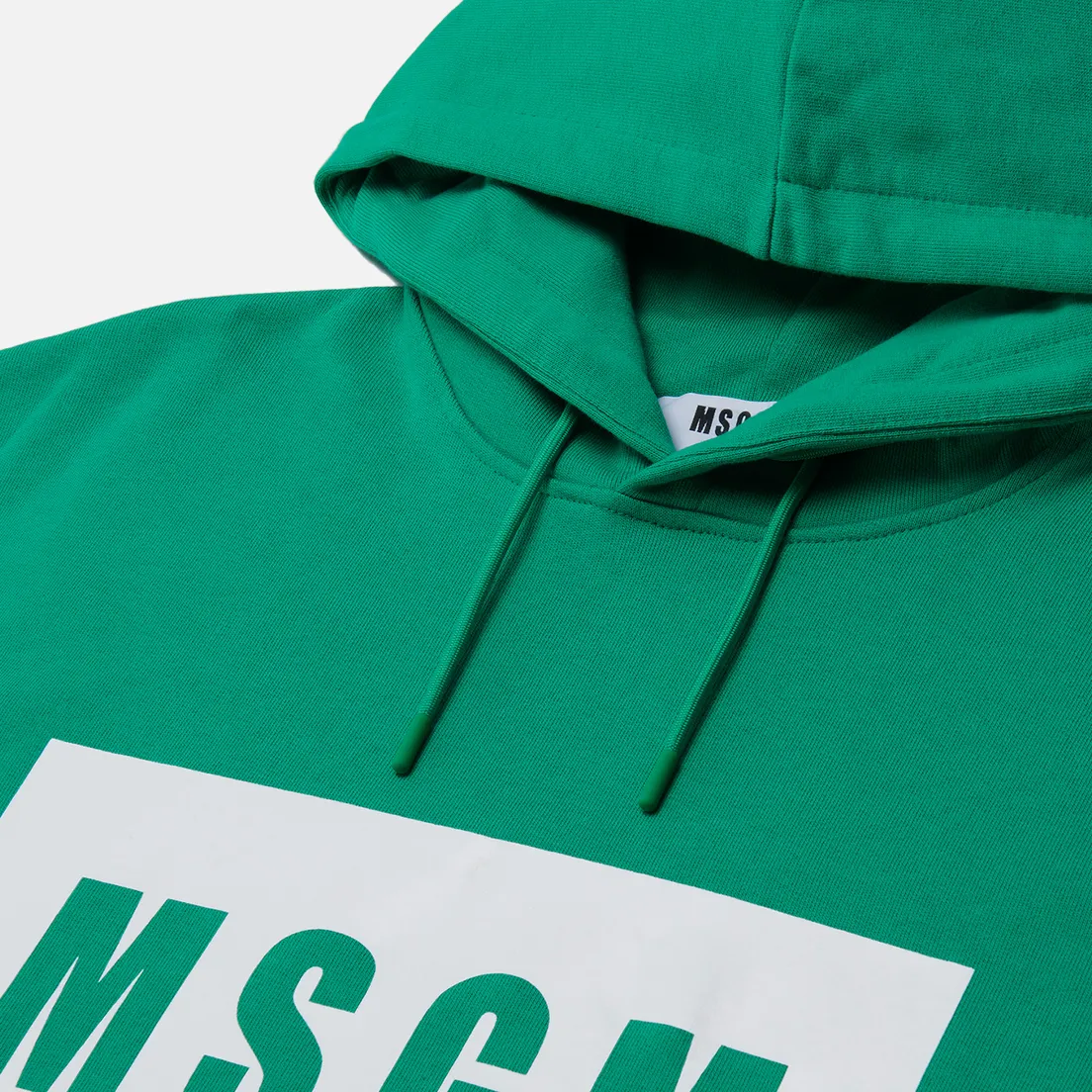 MSGM Мужская толстовка Box Logo Print Hoodie
