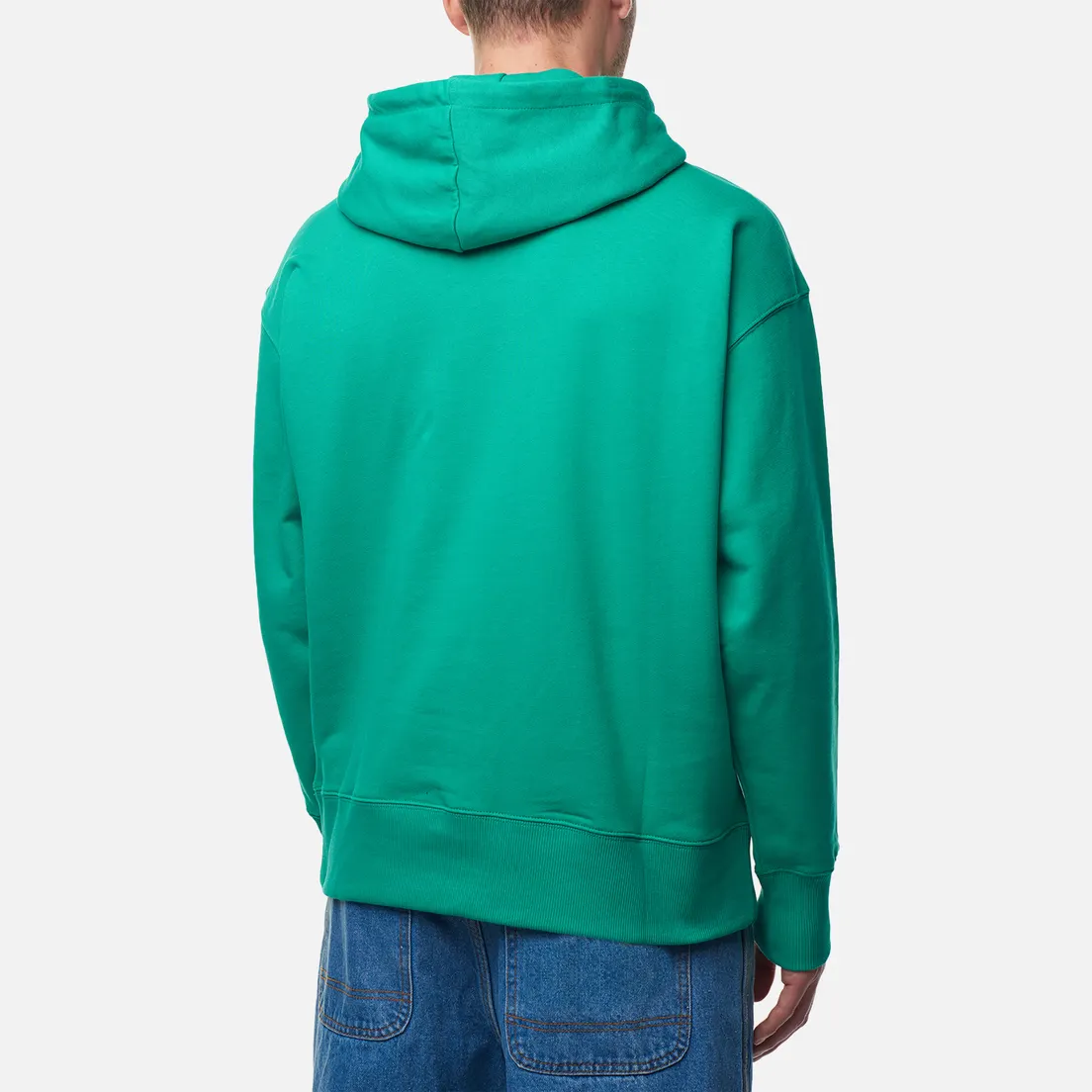 MSGM Мужская толстовка Box Logo Print Hoodie
