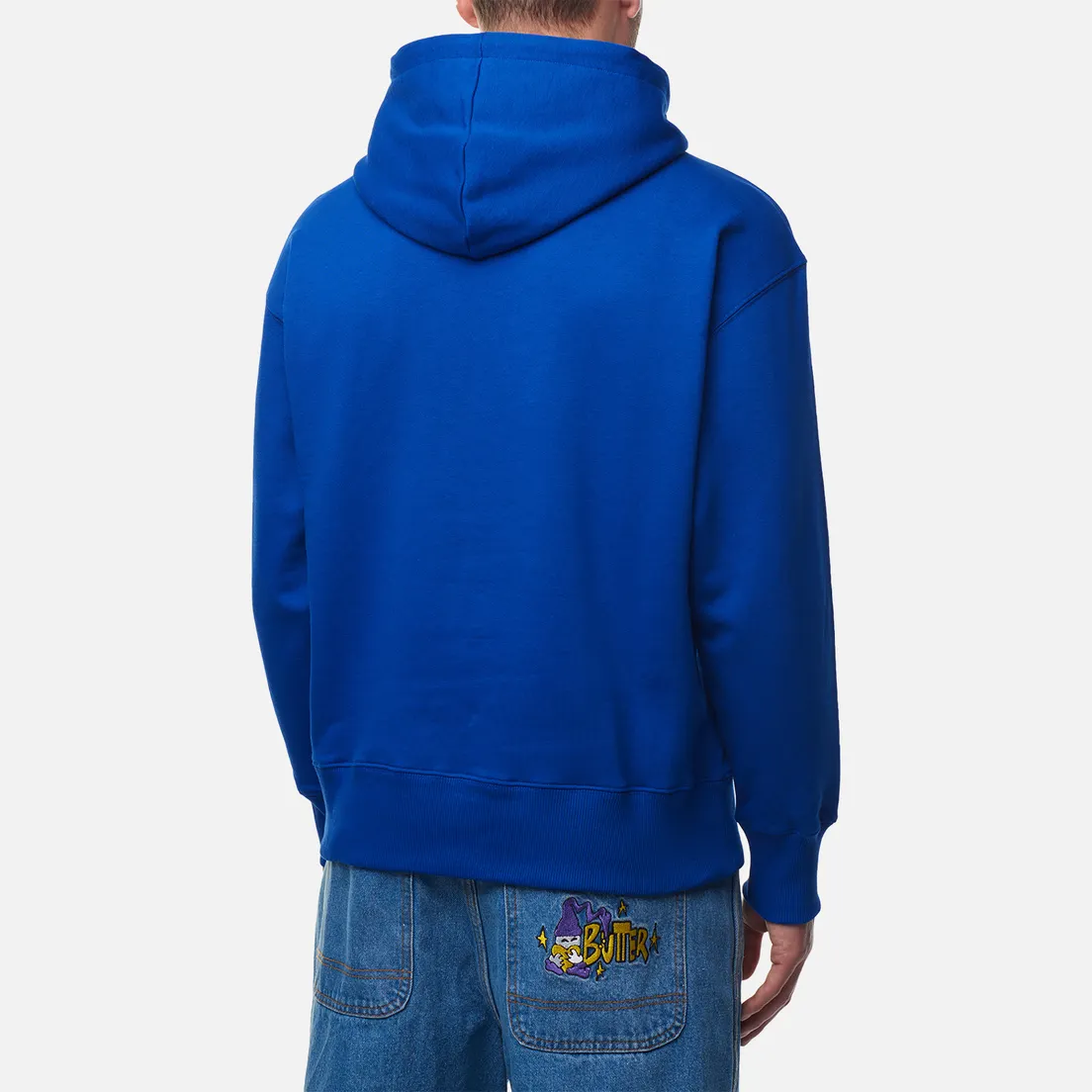 MSGM Мужская толстовка Box Logo Print Hoodie