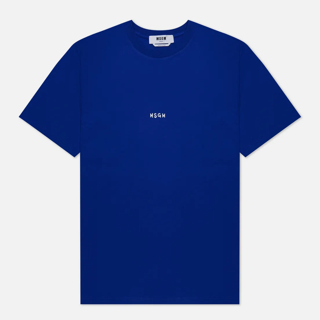 MSGM Мужская футболка Brush Stroke Micrologo