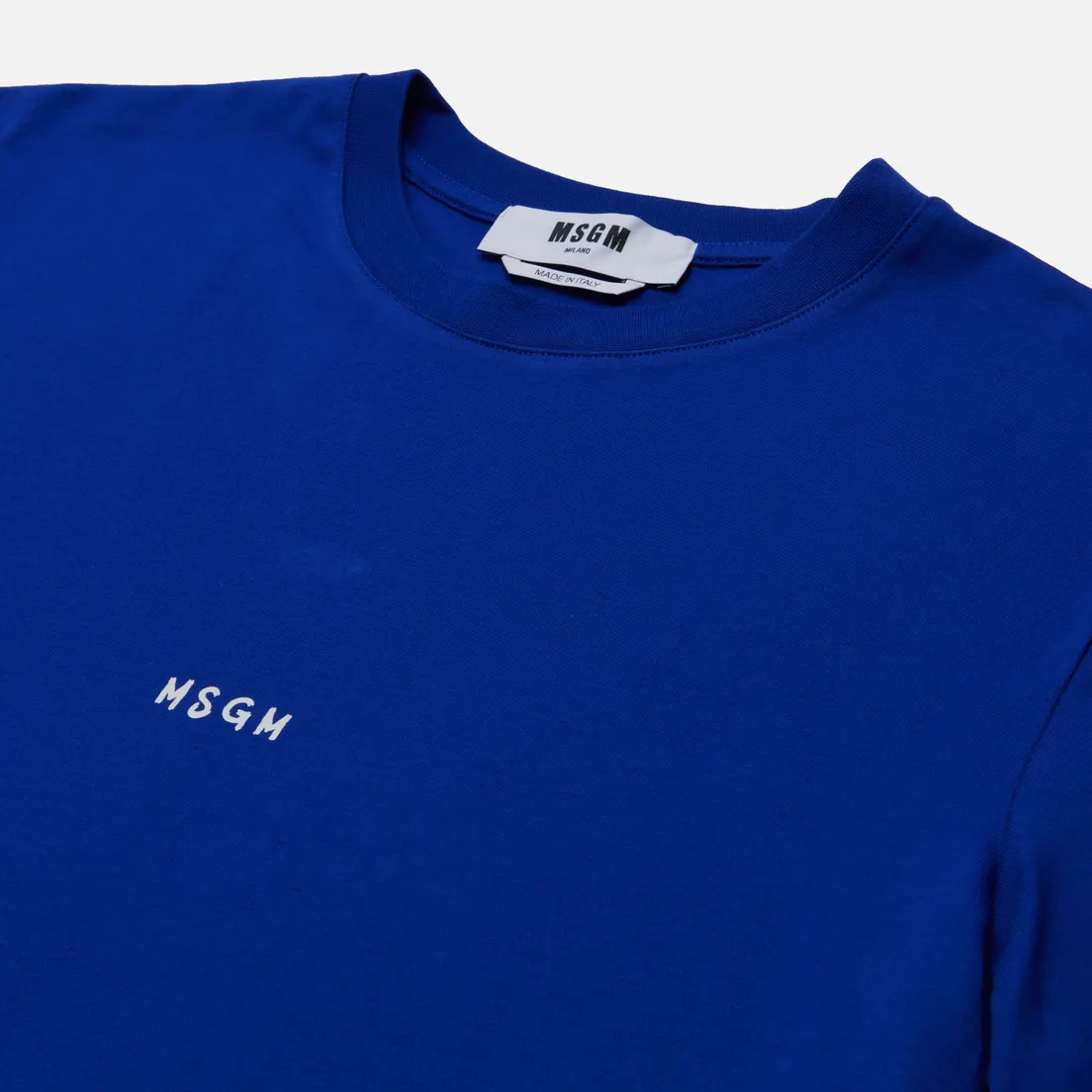 MSGM Мужская футболка Brush Stroke Micrologo