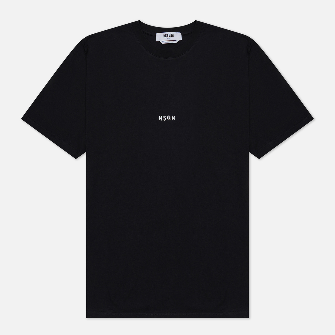 MSGM Мужская футболка Brush Stroke Micrologo