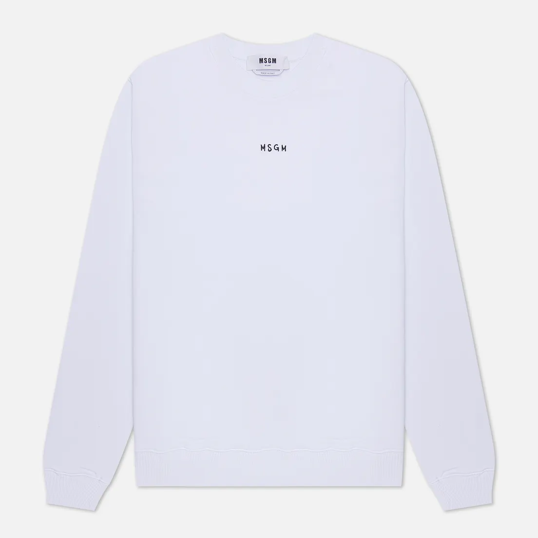 MSGM Мужская толстовка Brush Stroke Micrologo