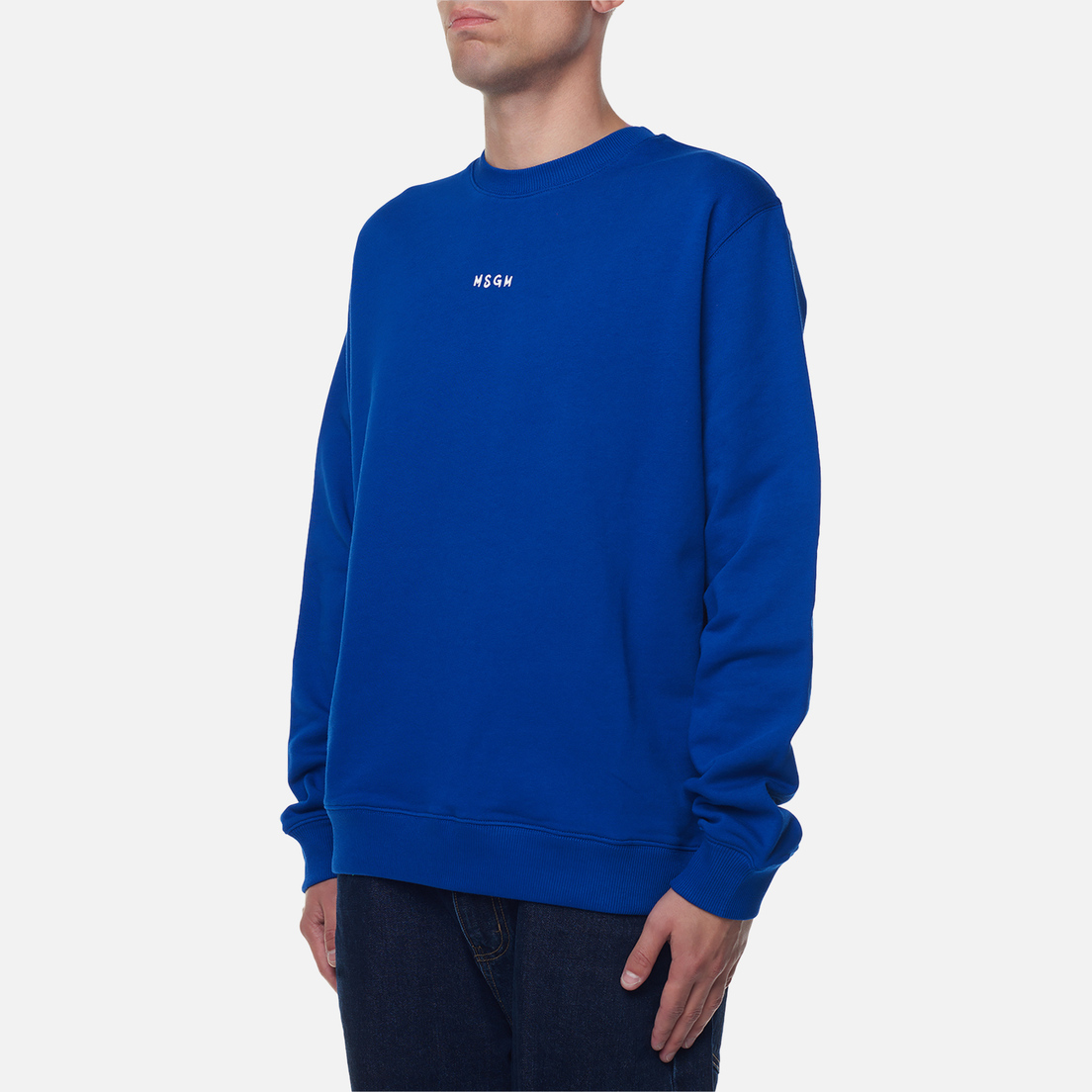 MSGM Мужская толстовка Brush Stroke Micrologo