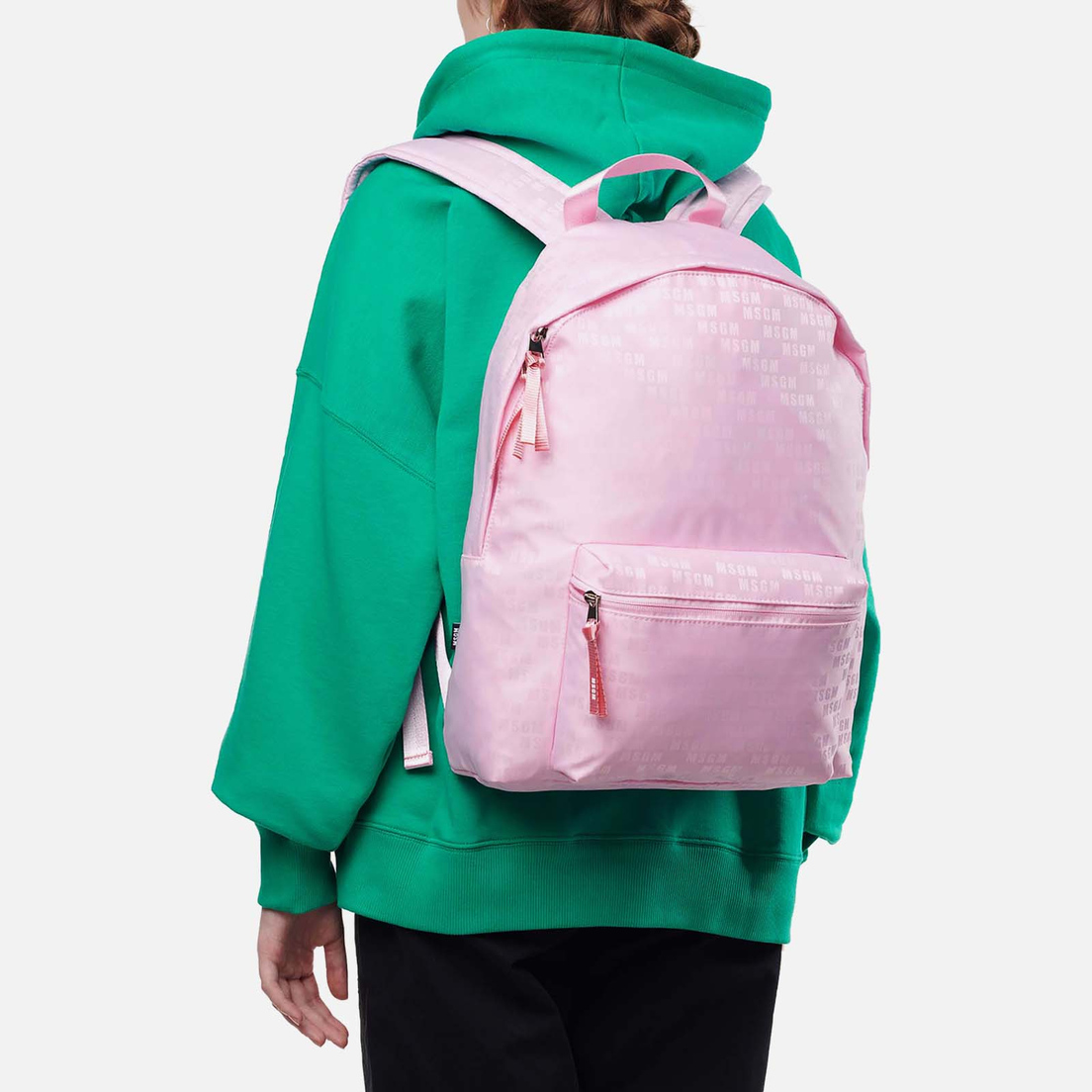MSGM Рюкзак Signature Nylon Logo Print