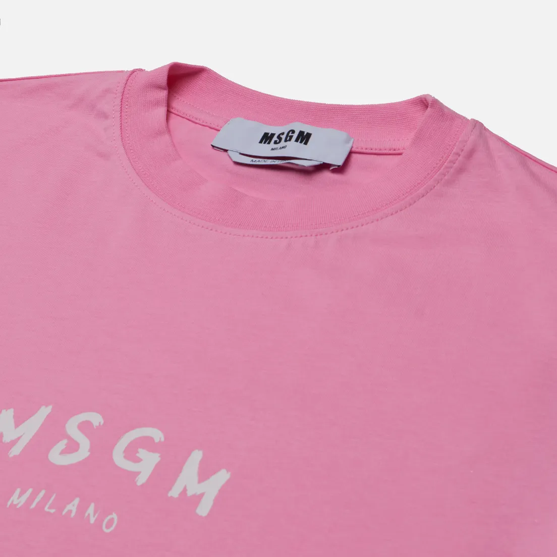 MSGM Женская футболка New Spray Big Logo